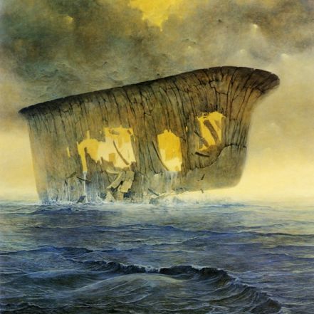 Beksinski, Visionen aus dem Nichts (Malerei und Zeichnung)